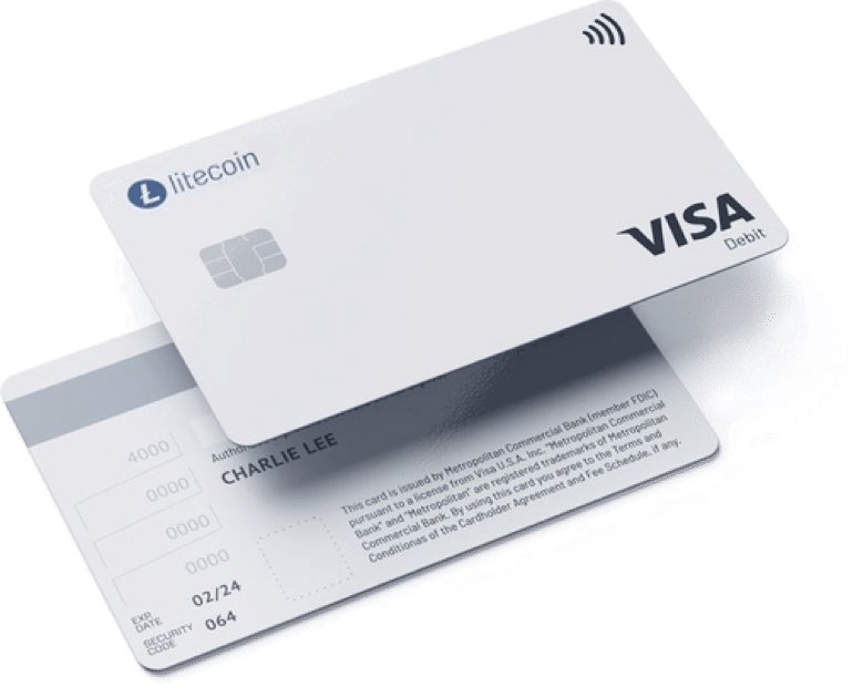 Visa card for litecoin курс обмена валют в банках москва